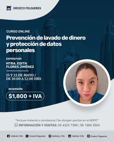 Prevención de lavado de dinero y protección de datos personales